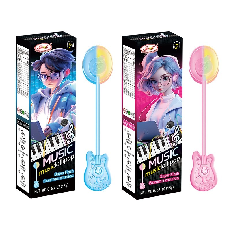 [TikTok's popular products] SWOOT HALAL 18g/pcs Permen lolipop musik untuk anak Lianggui Lolipop Mus