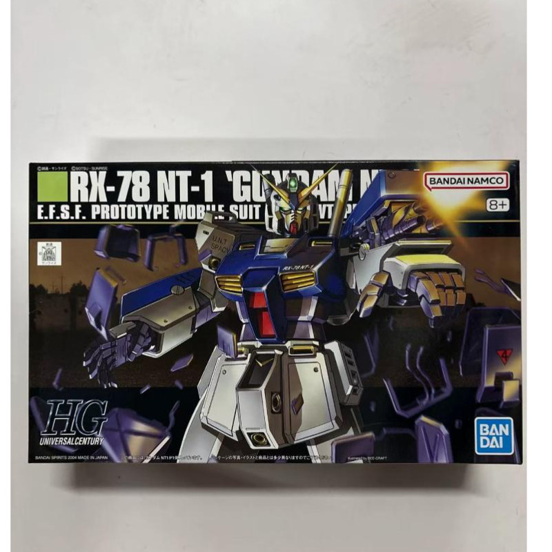 In Stock Bandai Model Kit HG 047 1/144 RX-78 NT-1 Alex Assemble Model Collectibles Decoration Childr