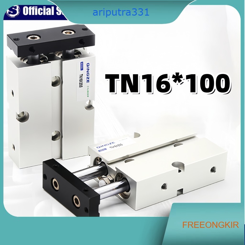 Cylinder Double Acting Rod Cylinder Pneumatic Twin Rod Double Rod Tn16 x100 Persamaan