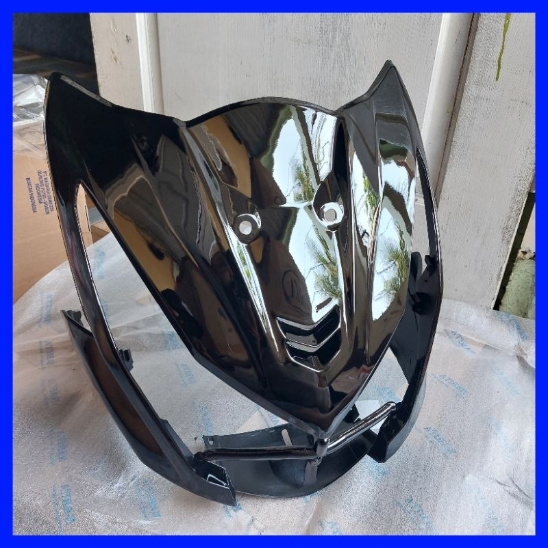 Cover Tameng Body Depan Beat Fi Hitam 2013-2016