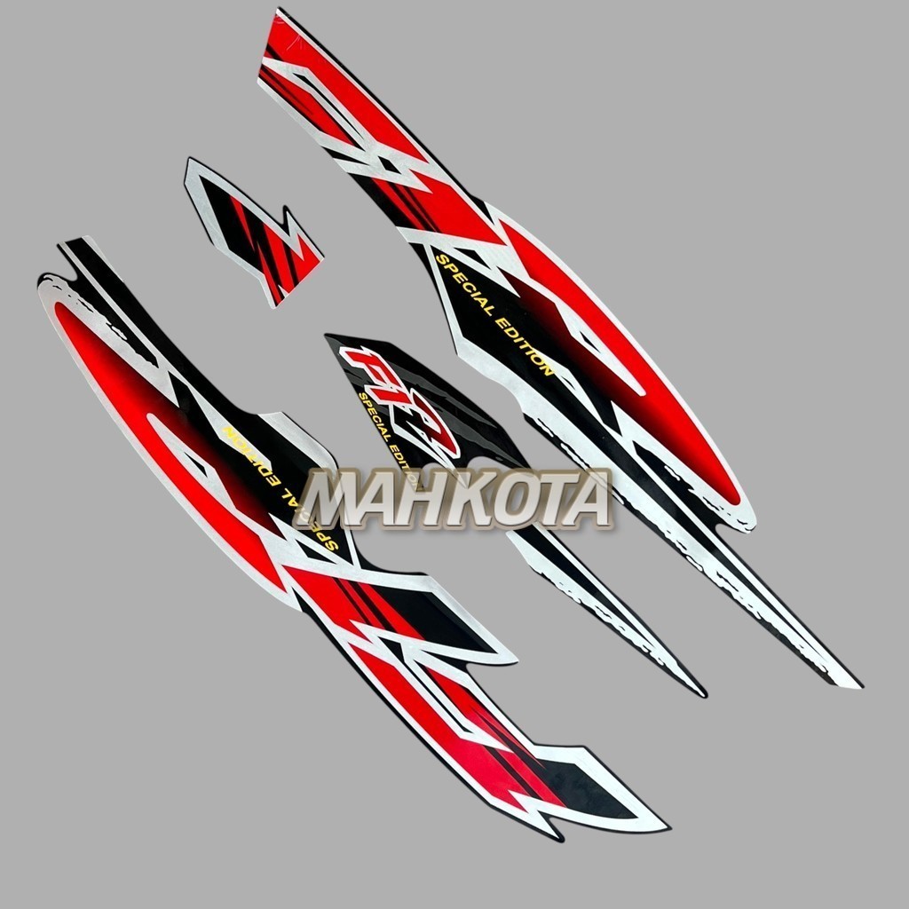 Striping Stiker for Yamaha f1zr fiz r f1 zr 1996 hitam merah stiker list body fullset