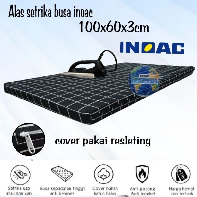Alas setrika busa inoac(100x60x3).Alas setrika busa .Alas setrika inoac.Busa inoac.Matras.