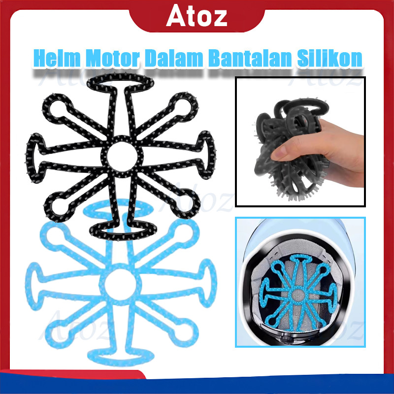 Silikon AntiTekanan Pad Helm Sepeda/Helm Sepeda Anti-Tekanan Transpirasi/Anti Rambut Berantaikan Ban