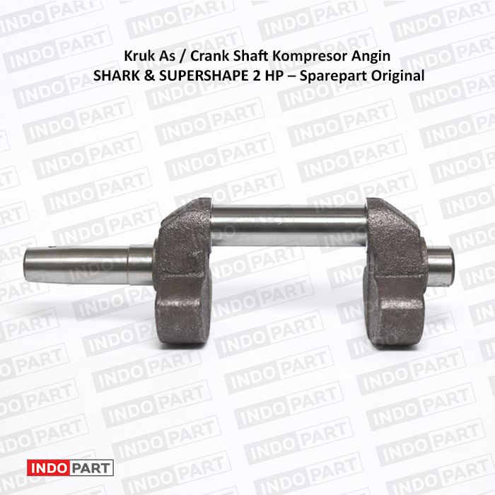 Crankshaft Kompresor Angin 2 HP Original SHARK & SUPERSHAPE | Kruk As Kompresor 2HP