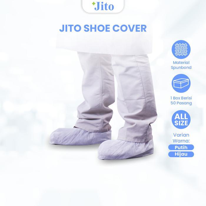 [HALIM JAYA] Shoe cover / Sarung Sepatu disposable non woven - Jito