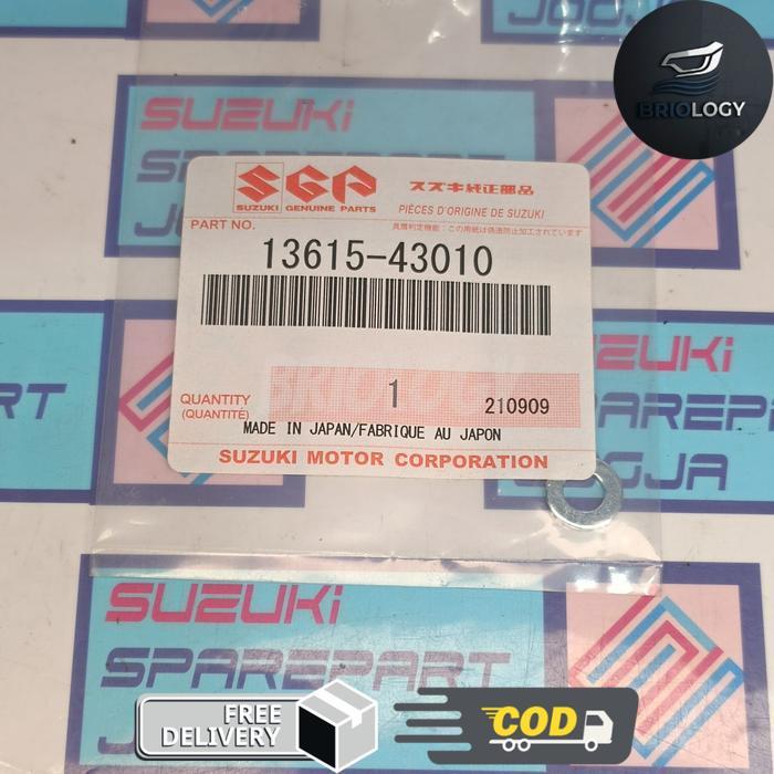 BRIOLOGI - 13615-43010-000 Washer Ring Setelan Gas RPM Karbu Suzuki Spin 125 Ori