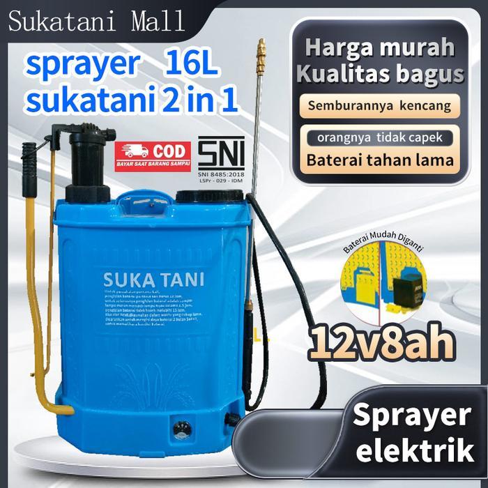 sprayer elektrik 16 liter  SNI VARIASI 2IN1 ALAT SEMPROT SEMPROTAN HAMA TANGKI/SPRAYER OBAT HAMA ELE