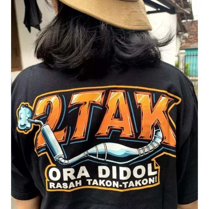 Bakulkaosking Oversized Kaos T-SHIRT 2TAK ORA DIDOL 