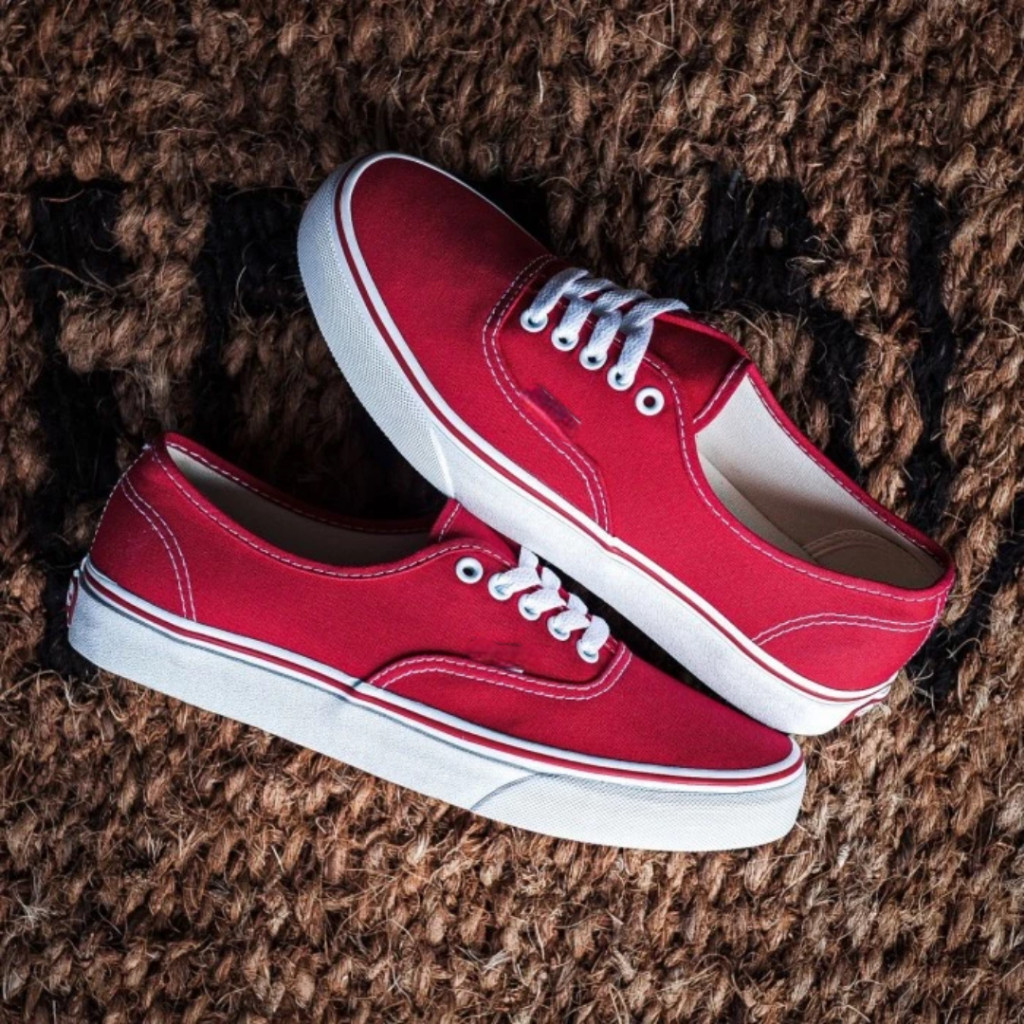 Sneakers Stiker Authentic Merah Cabe Red Chili