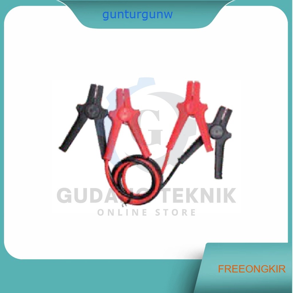 Kabel Booster Aki Mobil Motor 550A x 2M WIPRO KB-500 / Kabel Jumper Accu Mobil Motor WIPRO KB500 - K