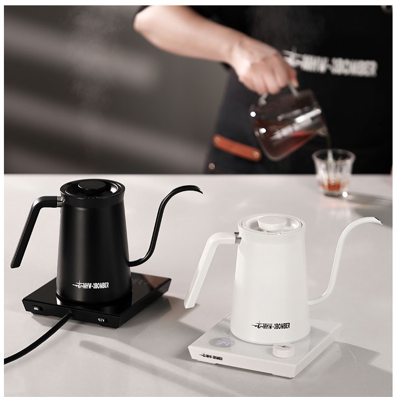 MHW-3BOMBER Assassin Pour Over Coffee Pot Home Use Temperature Control Electric Kettle Water Boiler 