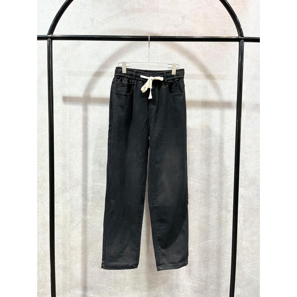 Black Baggy Pants Jeans Premium Import-79