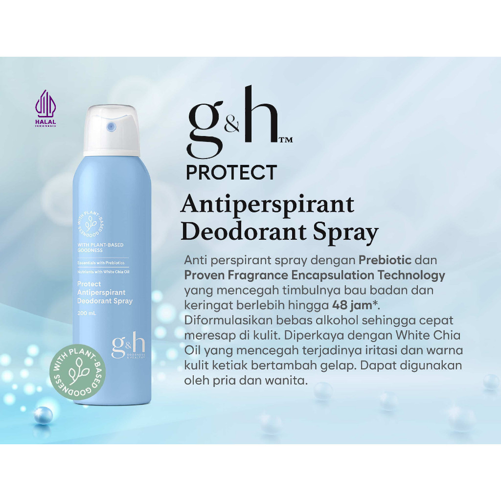G&H PROTECT+ Antiperspirant Deodorant Spray / Roll-on Amway Ori