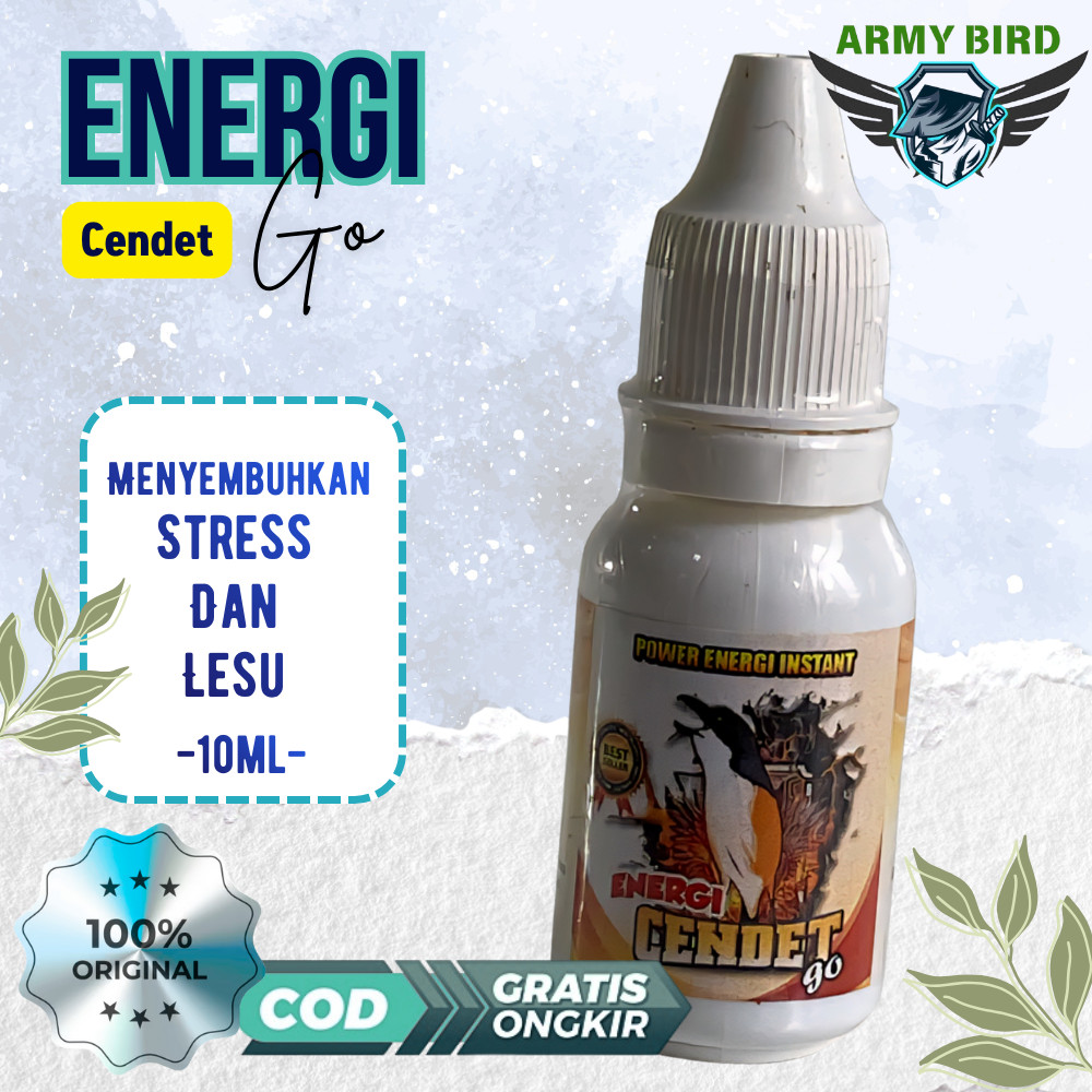 Energi Cendet Go vitamin penggacor burung burung pentet cendet