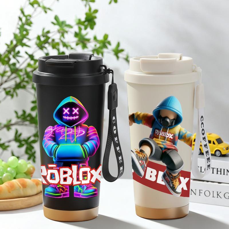 Tumbler Roblox Botol Minum Aesthetic Stainless Steel Tumblr CUP 500 ML Termos Viral Keep Cold Hot Ta