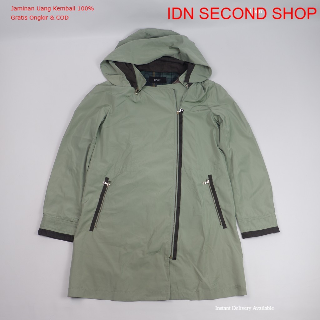 St. Scott London Hooded Long Jacket Casual Outerwear – Preloved