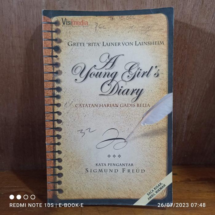 novel psikologi a grils young girl diary catatan harian gadis belia