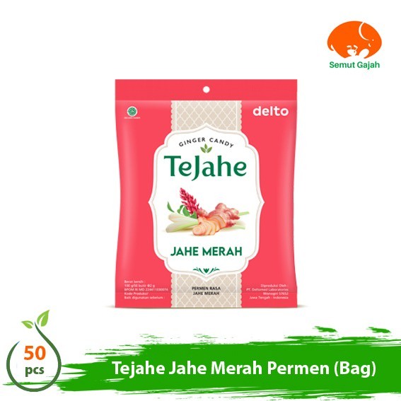 Tejahe Jahe Merah Bag Isi 50 - Permen