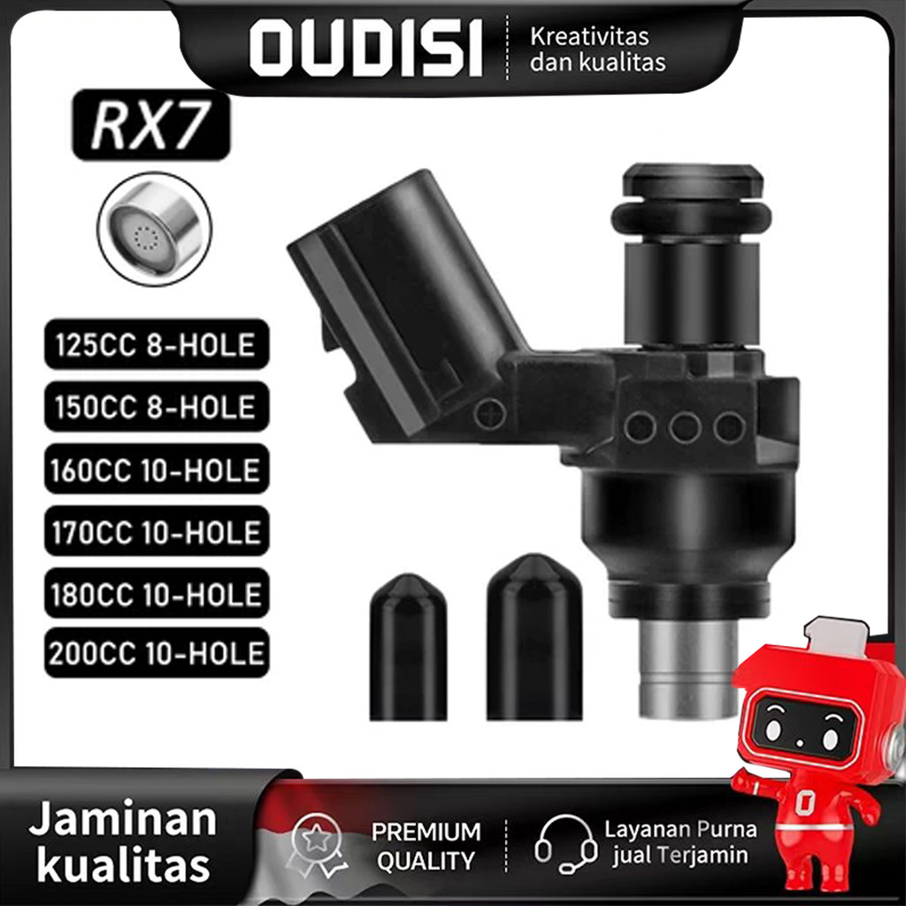 Injektor RX7 Racing Bore up 125cc 150cc 160cc 170cc 180cc 200cc All Type Honda Series Vario Beat Pcx