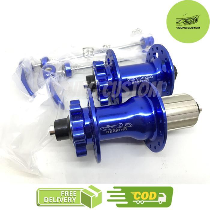 Hub Freehub OXO Bearing Quick Release 32 hole - Blue -young