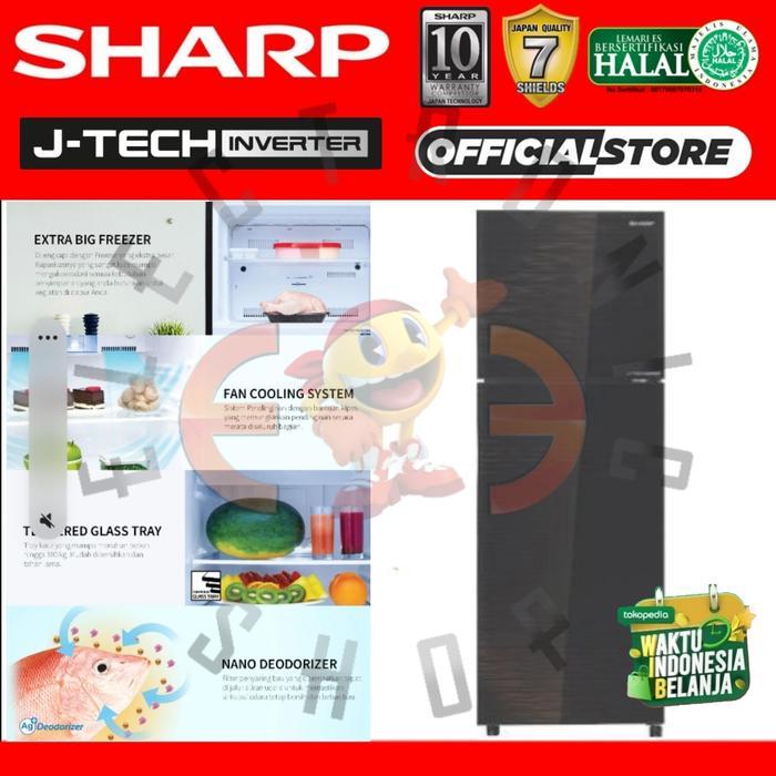 Sharp Sj 246 Xi Mk Kulkas 2 Pintu Inverter J Tech - Sj246Xi