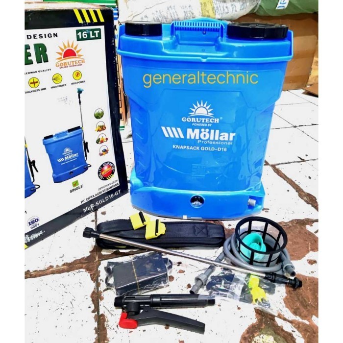 MOLLAR ELECTRIC SPRAYER 16E SINGLE 16 LITER TANGKI SEMPROT ELEKTRIK DC 12V 8AH OTOMATIS NEXTOOLS