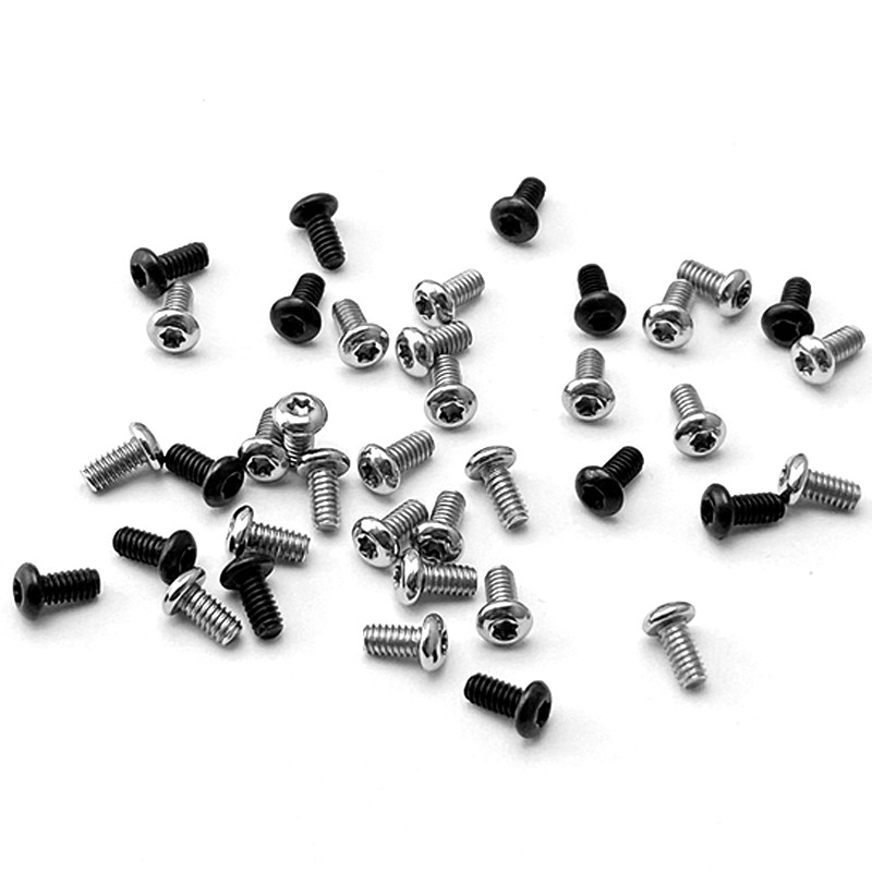 Sekrup Klip Saku Kepala Torx T6 2-56 Baja Tahan Karat Kustom untuk Klip Belakang Pisau Benchmade Bug