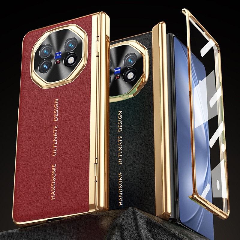 Casing XFold6 untuk Vivo X Fold 6 X Fold 5 X Fold 3 Pro, Casing Ponsel Keras Anti Guncangan, Kulit P