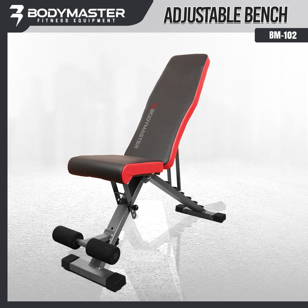 BODYMASTER Adjustable Bench BM-102 Bangku Gym Bench Fitnes Sit Up Dumbell