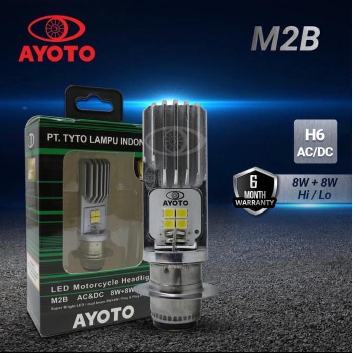 lampu led ayoto h6 m2b 18 watt - -, -