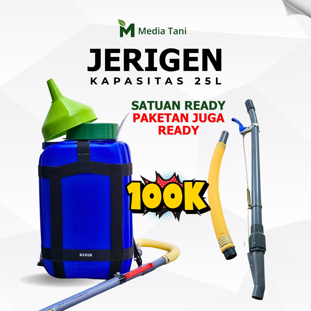 Jerigen 25L Alat Kocor Tanaman Gendong