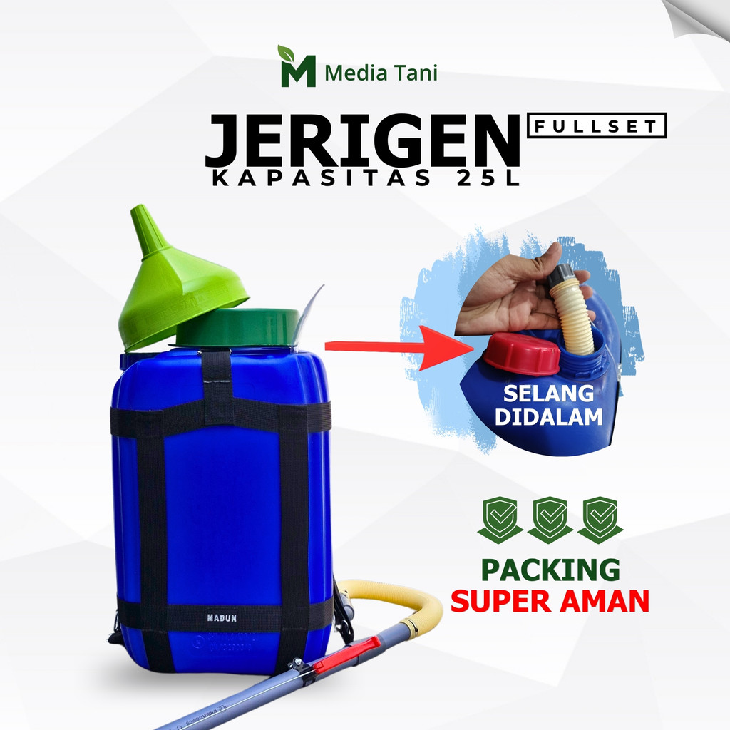 Jerigen 25 Liter Set Penyiram Tanaman Praktis
