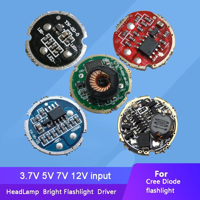 Driver LED Untuk Cree XPE XRE XPG Q5 XML L2 T6 XHP50 XHP70 Senter LED Baterai 18650 Catu Daya
