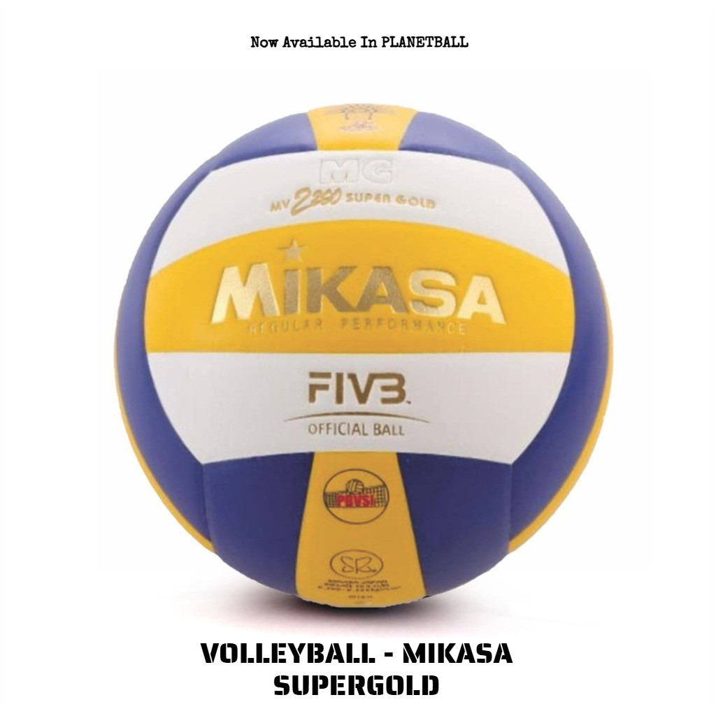 MIKASA Bola voli MV 2200 SUPER GOLD ORIGINAL bola voli mikasa original import