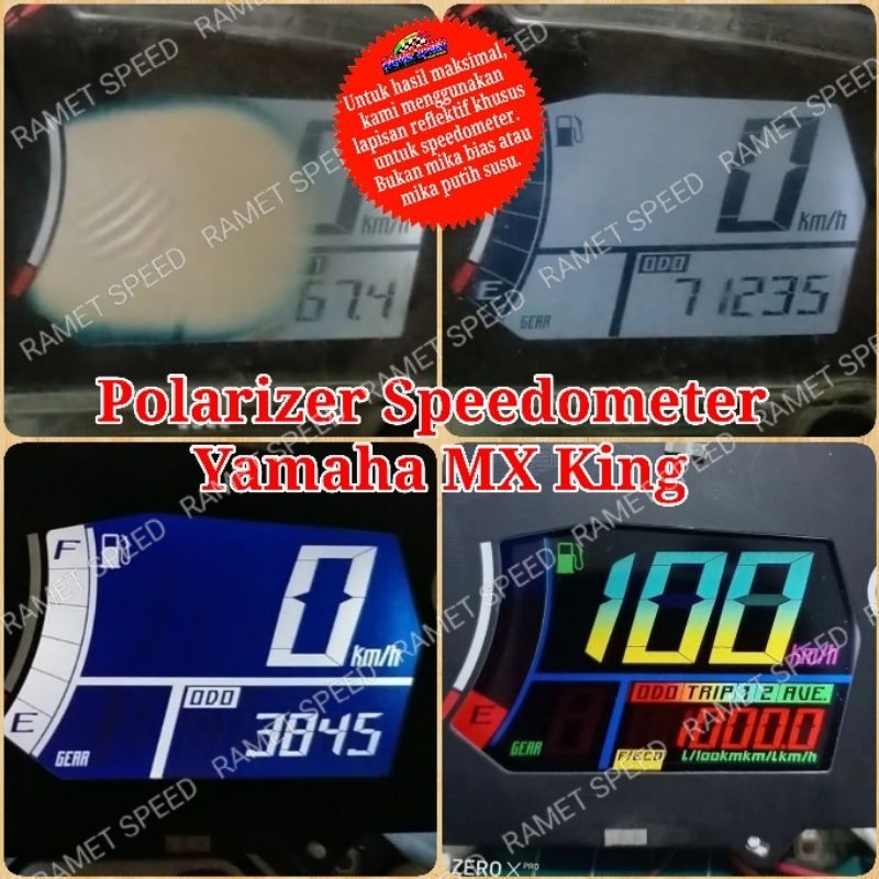 Polarizer speedometer yamaha mx king polaris speedometer mx king