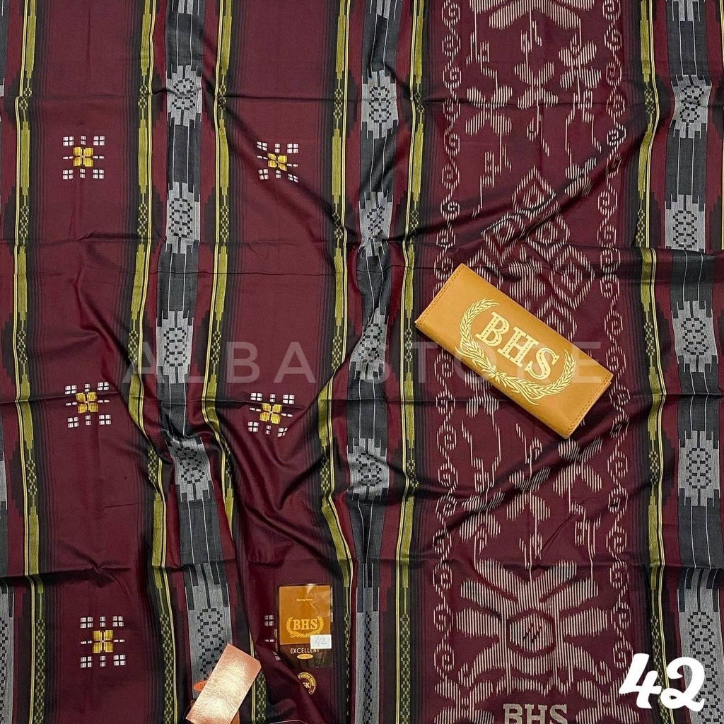 Sarung BHS Excellent Songket Jaguar Afkir Grade Bronze//Sarung BHS Excellent Songket Afkir//Sarung B