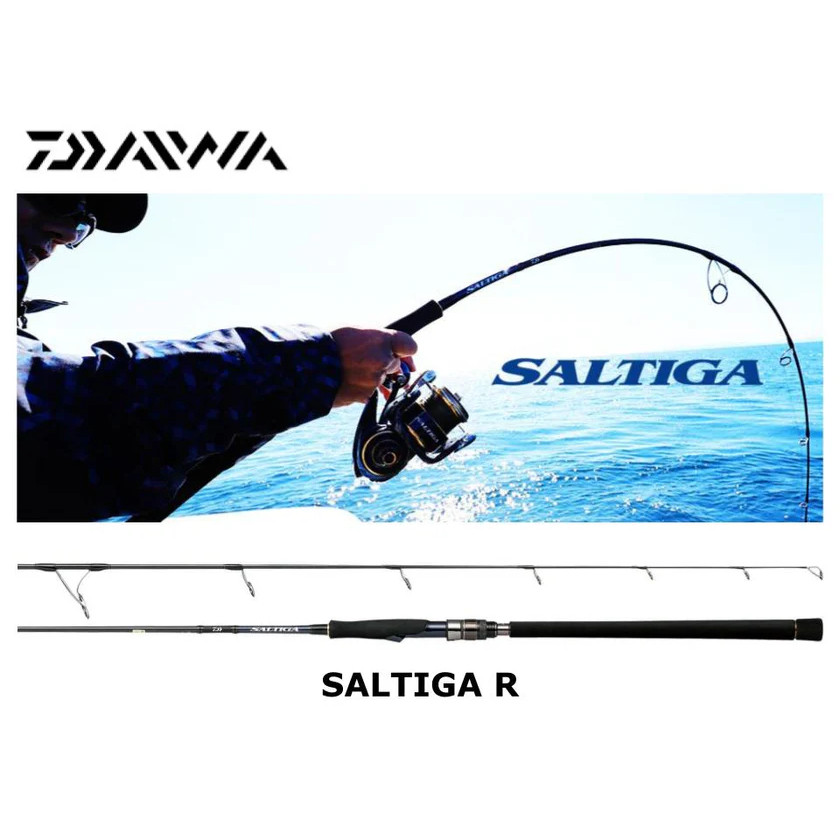 Joran Jigging DAIWA SALTIGA R | PE 2 2.5 3 4 | Spinning Overhead | Resmi . JF