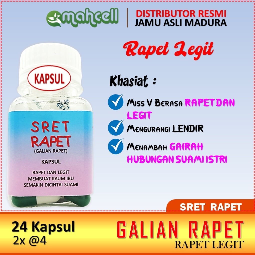 SRET RAPET KAPSUL - Solusi Keluarga Harmonis membuat Vagina Rapet, Legit, dan Bebas Keputihan