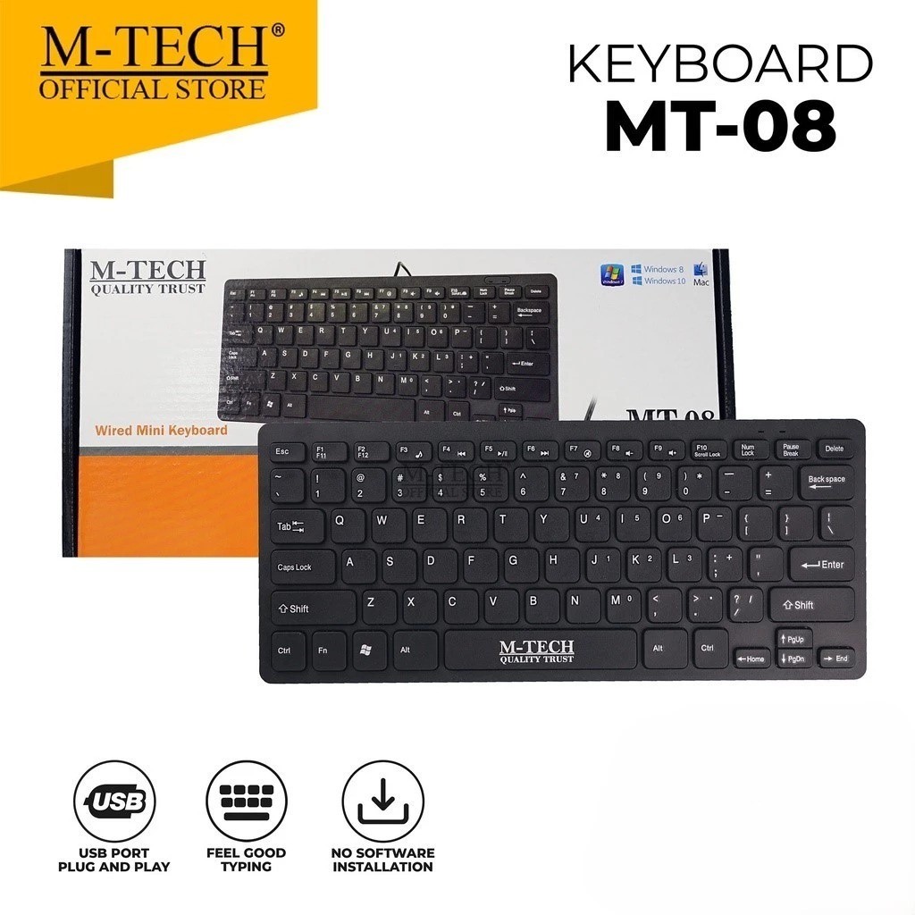 USB MINI KEYBOARD M-TECH / KEYBOARD LAPTOP / KEYBOARD PC / KEYBOARD MINI / KEYBOARD EKSTERNAL