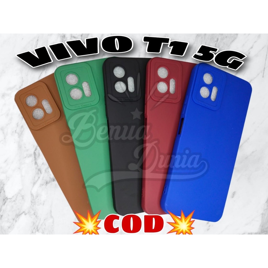 CASE VIVO T1 5G || SOFTCASE PRO KAMERA PC VIVO T1 5G - BD
