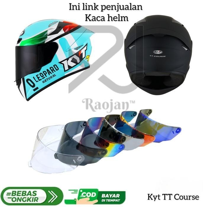 Kaca helm Kyt TT Course Visor helm Kyt TTC