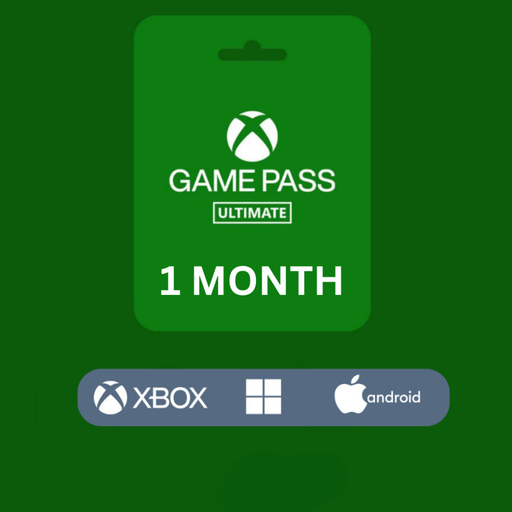 Xbox Game Pass Ultimate 1 Months For Xbox, Android, PC Cloud Gaming
