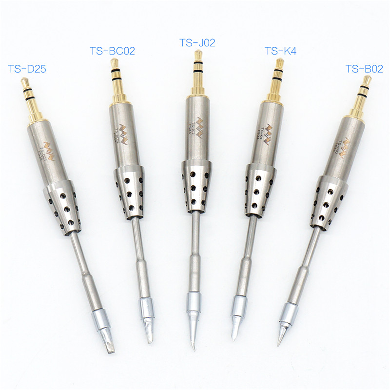 Miniware Oringinal TS80P TS1C gital LCD Soldering Iron Tip Mini Replacement Weg TS-B02 TS-D25 Tip So