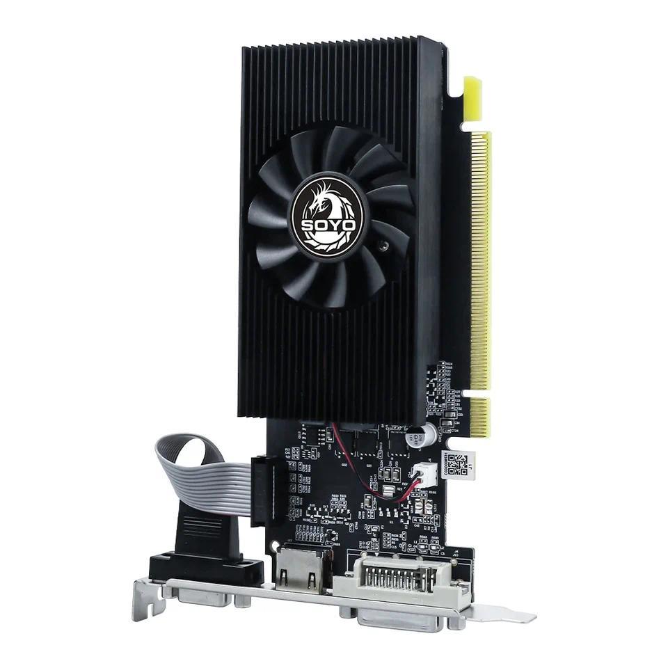 SOYO NVIA GPU GT 240 1G Graphics Card DDR3 128Bit 40nm Gaming Video Cards Desktop Computer component