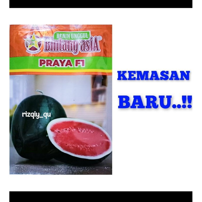 Promo_ PRAYA F1/ BINTANG ASIA/BENIH SEMANGKA MERAH/ BERBIJI/20gram Terlaris