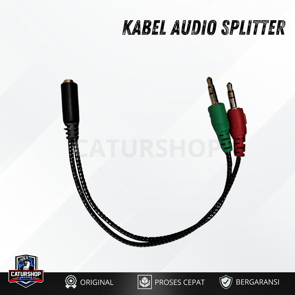 Kabel Audio Splitter / Kabel Jack Audio / Jack Aux to Splitter