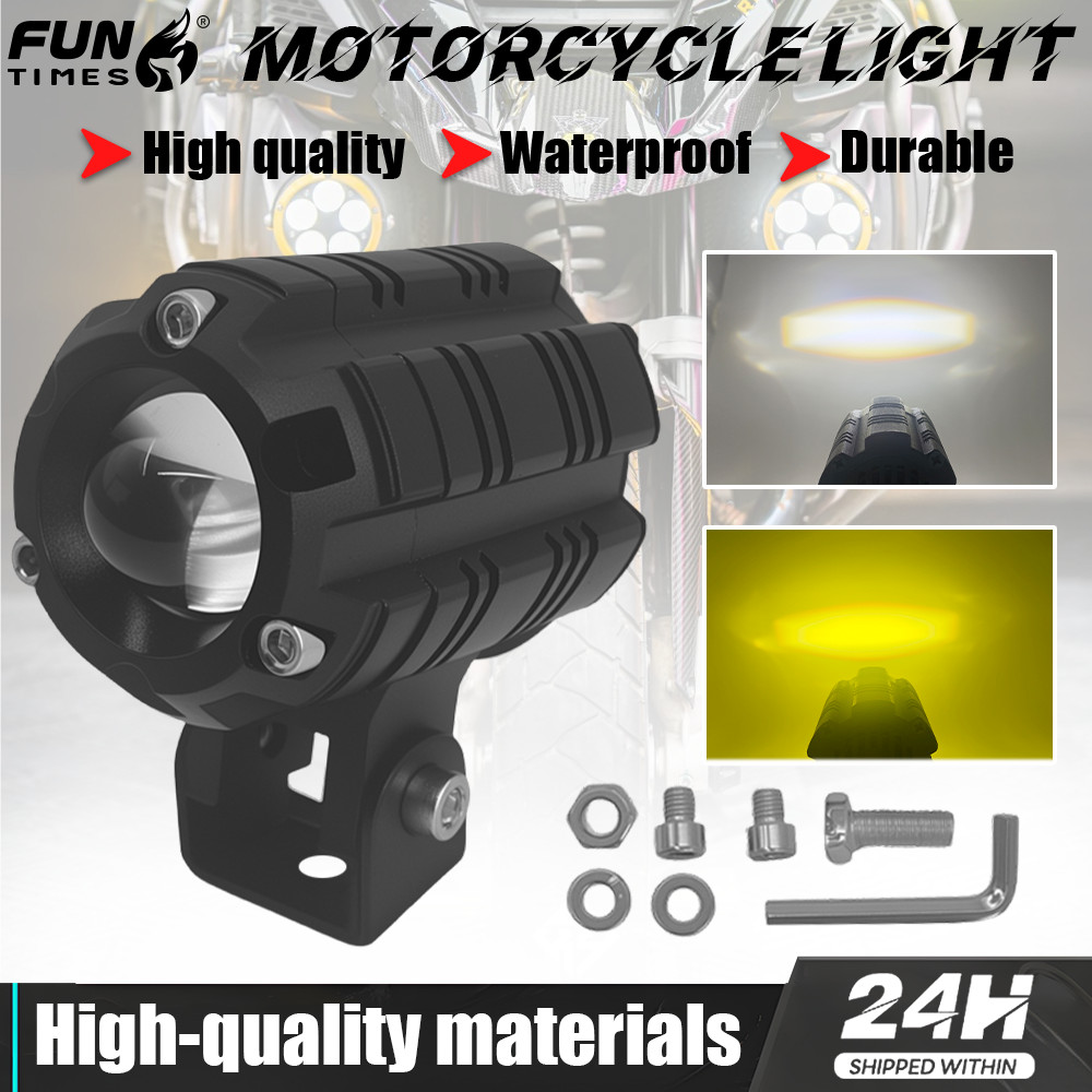 Lampu kecil berbentuk bunga untuk sepeda motor model baru LED dengan lensa super terang lampu ganda 