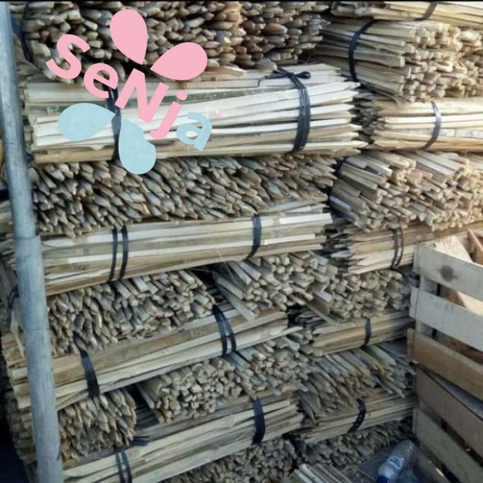 batang bilah bambu 1M -untuk tanaman pagar