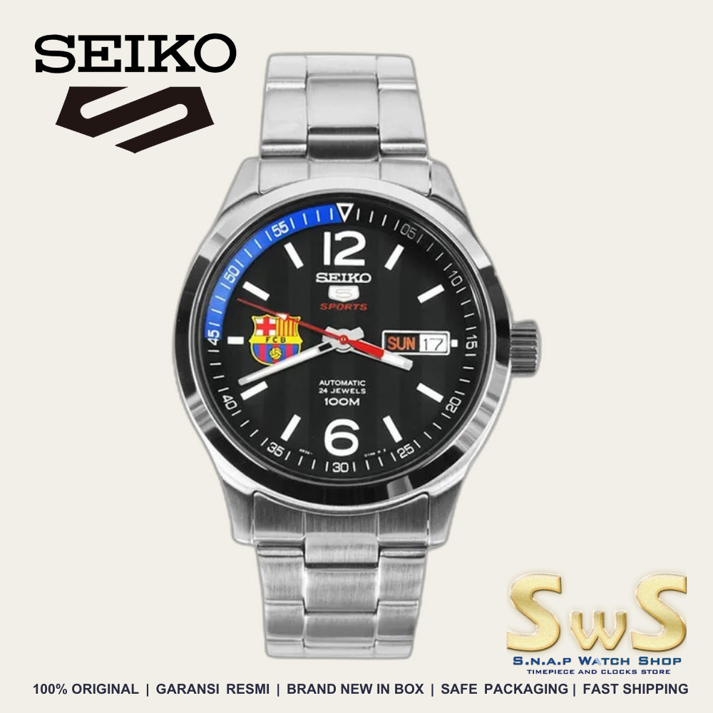 Jam Tangan Pria SEIKO SRP301 SEIKO 5 Sports SRP301K1 Barcelona 40mm Automatic Original Garansi Resmi