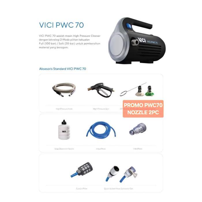 Mesin Steam Cuci Mobil AC Jet Cleaner AC VICI PWC 70 - PROMO PWC70